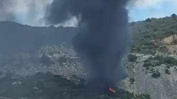 Incendio en el Corredor de la Montaña