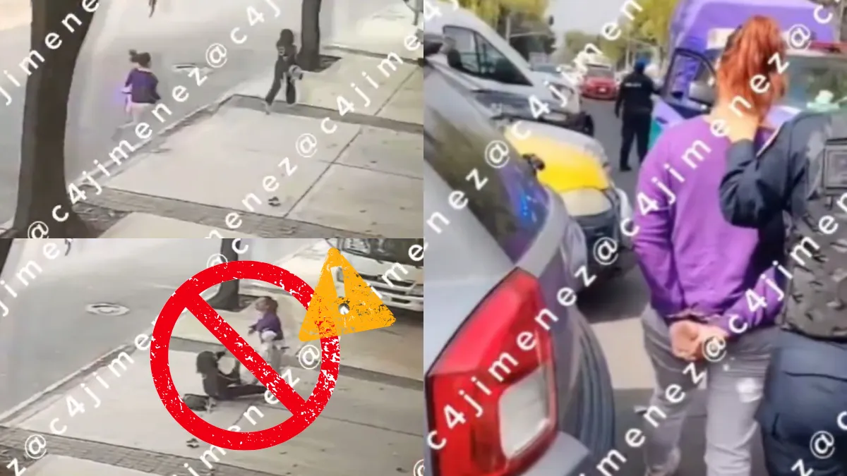 Detenida mujer que golpeó a su hija en la calle, GAM. La menor quedó bajo resguardo tras ser diagnosticada como policontundida.