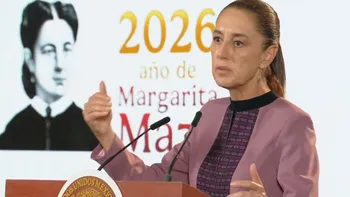 Claudia Sheinbaum durante la conferencia donde habló del proceso interno de Morena y de los coordinadores designados.