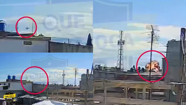 El colapso de avioneta en Toluca quedó registrado en un nuevo video que muestra el instante exacto del impacto, ocurrido a minutos de aterrizar.