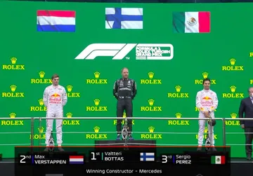 Checo Pérez, logra podio en el GP de Turquía de F1