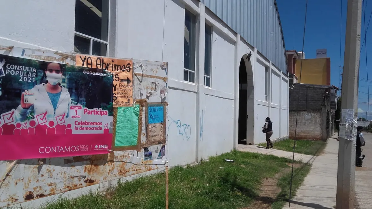 Baja afluencia en mesas receptoras para Consulta Popular en Tulancingo