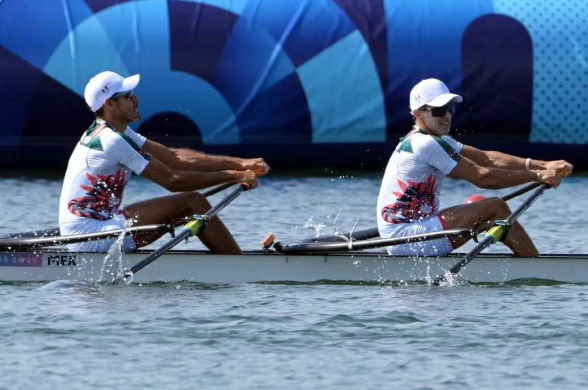 Remeros mexicanos avanzan a semifinales en los Juegos Olímpicos París 2024