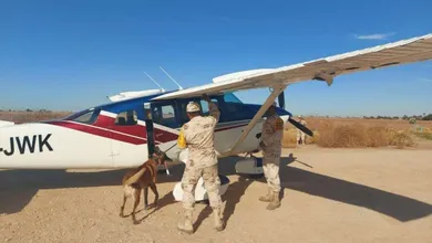 Avión incautado