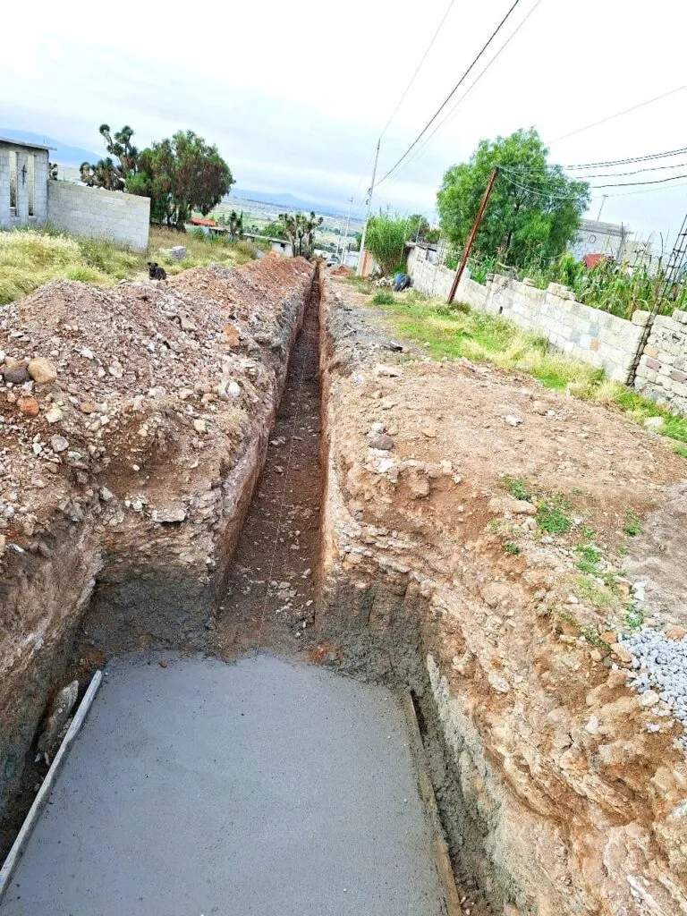 Zempoala mejora servicios sanitarios con nuevas redes de drenaje en comunidades