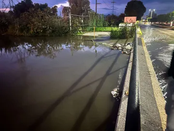 Tula: se desborda canal de aguas negras en comunidad de El Llano