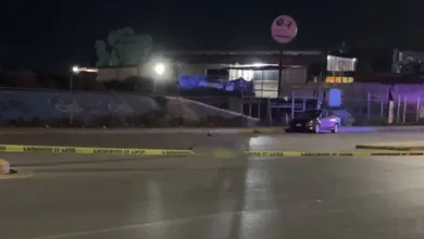 Zona acordonada tras atropellamiento