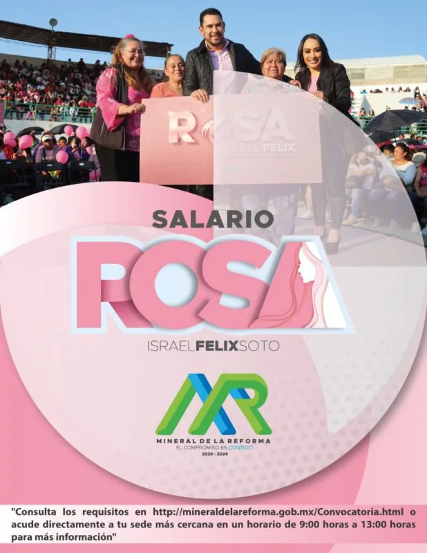 Mineral de la Reforma: Por tercer año, lanzan el “Salario Rosa”