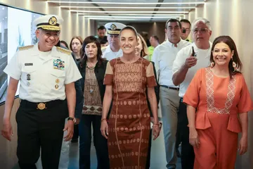 Sheinbaum inaugura primera fase de la modernización del Aeropuerto Internacional de la Ciudad de México