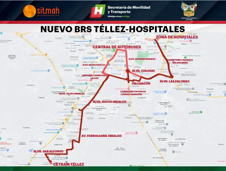 Nueva ruta de transporte conectará Zempoala con Hospital General de Pachuca