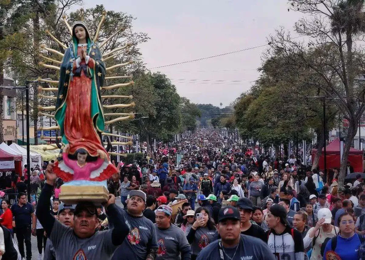 Un impetuoso caudal humano de 8.5 millones en el Día de la Virgen de Guadalupe
