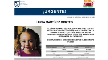 Buscan a Lucia Martínez Cortes tras desaparecer en Miguel Hidalgo; piden apoyo ciudadano.