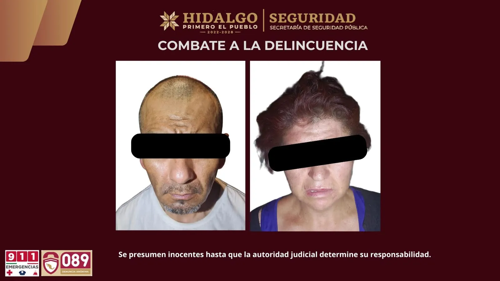 Pachuca: así fue el cateo en El Palmar que dejó dos detenidos y cientos de dosis de droga aseguradas
