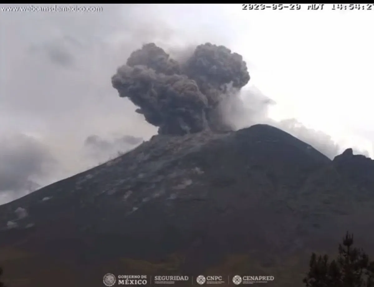 Popocatépetl: bajas las probabilidades de caída de ceniza en Hidalgo