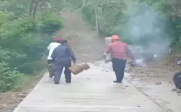 Hombre sufre ataque de abejas en Huejutla