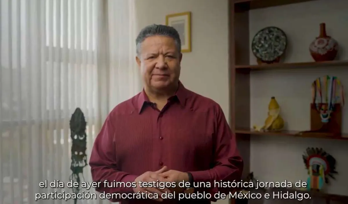 Julio Menchaca destaca histórica participación democrática en Hidalgo