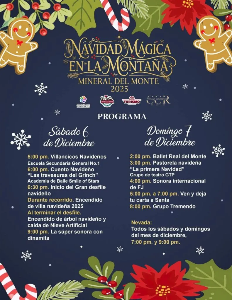 Así será la villa navideña 2025 en Real del Monte: fechas y actividades