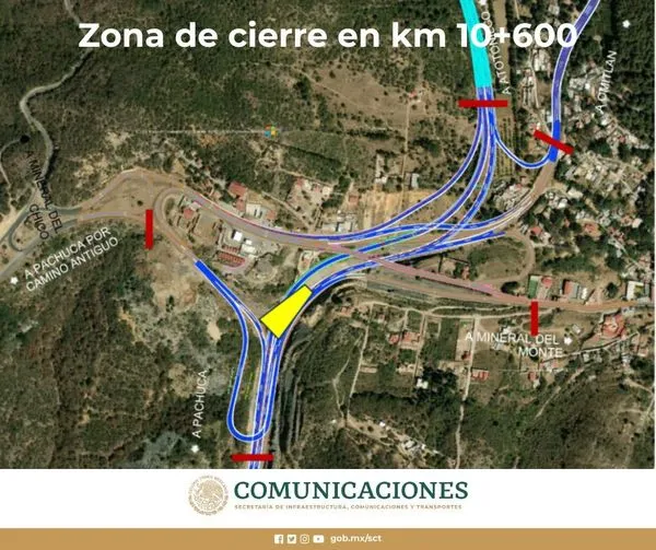 ¡Alerta Vial! Cerrarán la carretera Pachuca-Huejutla este miércoles