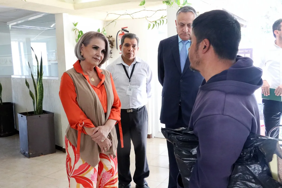 Rebeca Aladro, titular del Poder Judicial de Hidalgo supervisa los juzgados en Ixmiquilpan