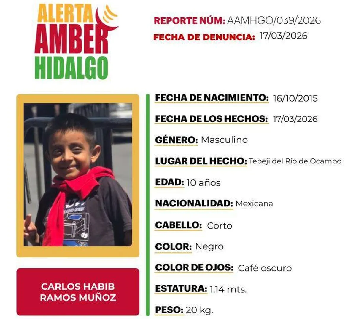 Ficha de Búsqueda Carlos Habib Ramos
