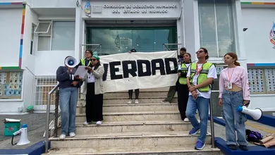 Colectivo de Seiinac protesta en la CDHEH