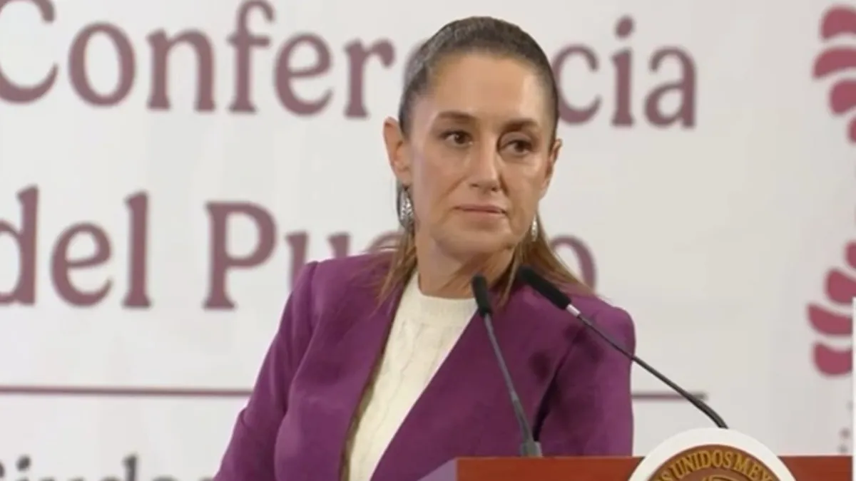Presidenta Claudia Sheinbaum en la mañanera 14 de agosto de 2025
