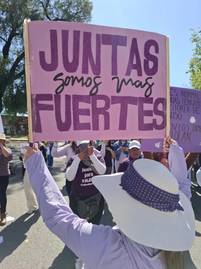 Mujeres exigen justicia y alzan la voz contra la violencia en Hidalgo