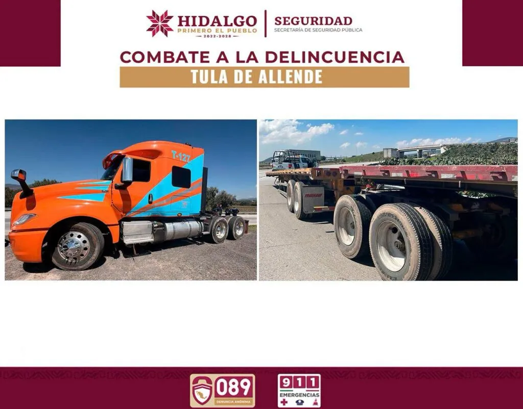 Persecución desde Pachuca hasta el Arco Norte termina con un detenido; tractocamión chocó contra patrulla