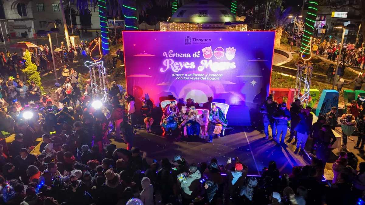 Más de 5 mil personas disfrutaron de la verbena de Reyes Magos en Tizayuca