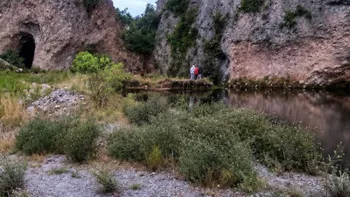 Zona de minas del Cerro del Judío, donde fue localizado sin vida un joven de 27 años.