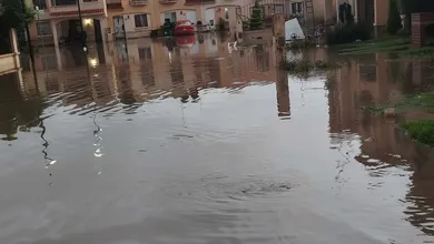 llluvia provoca nundaciones en Tizayuca
