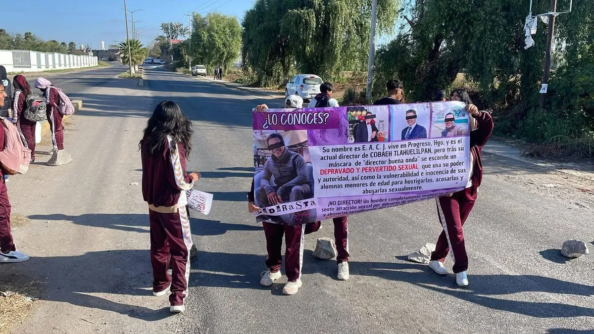 ¿Qué ocurre en el COBAEH Tlahuelilpan? Estudiantes se manifiestan