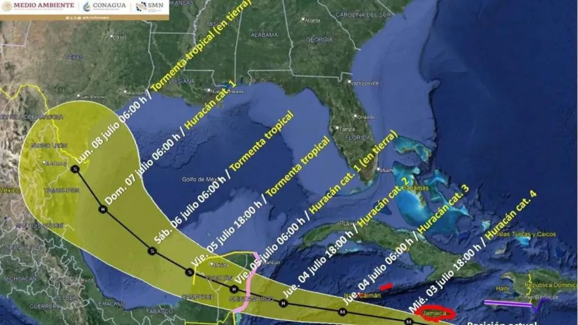 Alerta en Hidalgo por Huracán Beryl: ¿Qué esperar? Te decimos