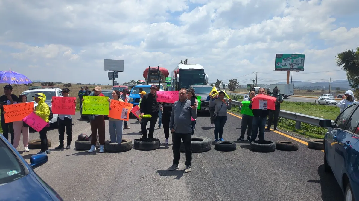 Bloqueo en la México-Pachuca hoy: familiares de menor desaparecida exigen acción