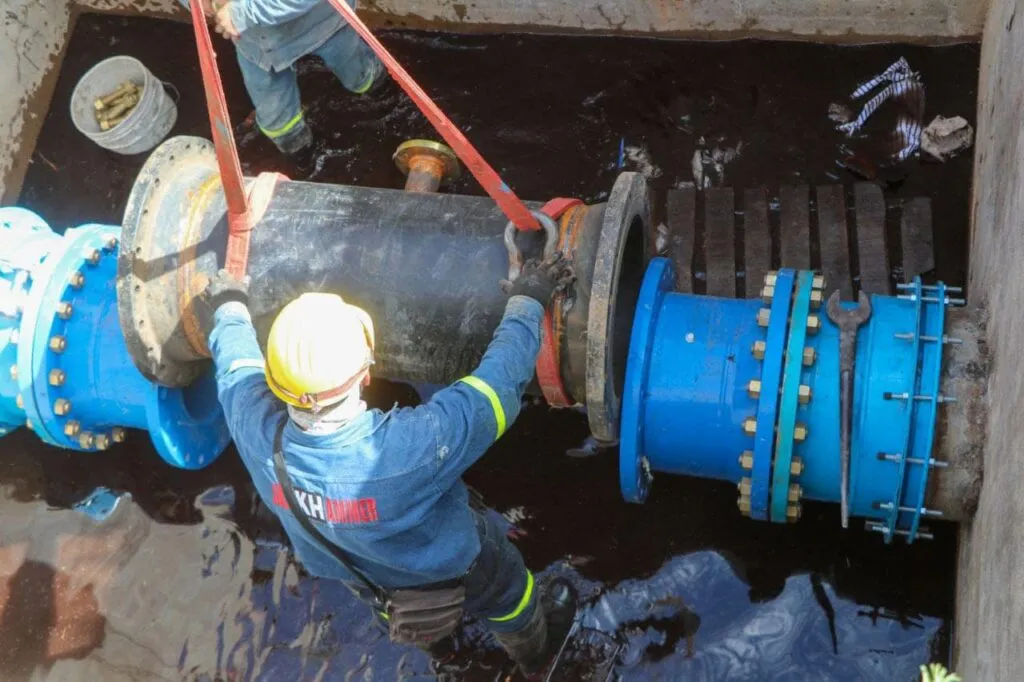 Finaliza rehabilitación del acueducto Téllez para garantizar agua en la Zona Metropolitana de Pachuca