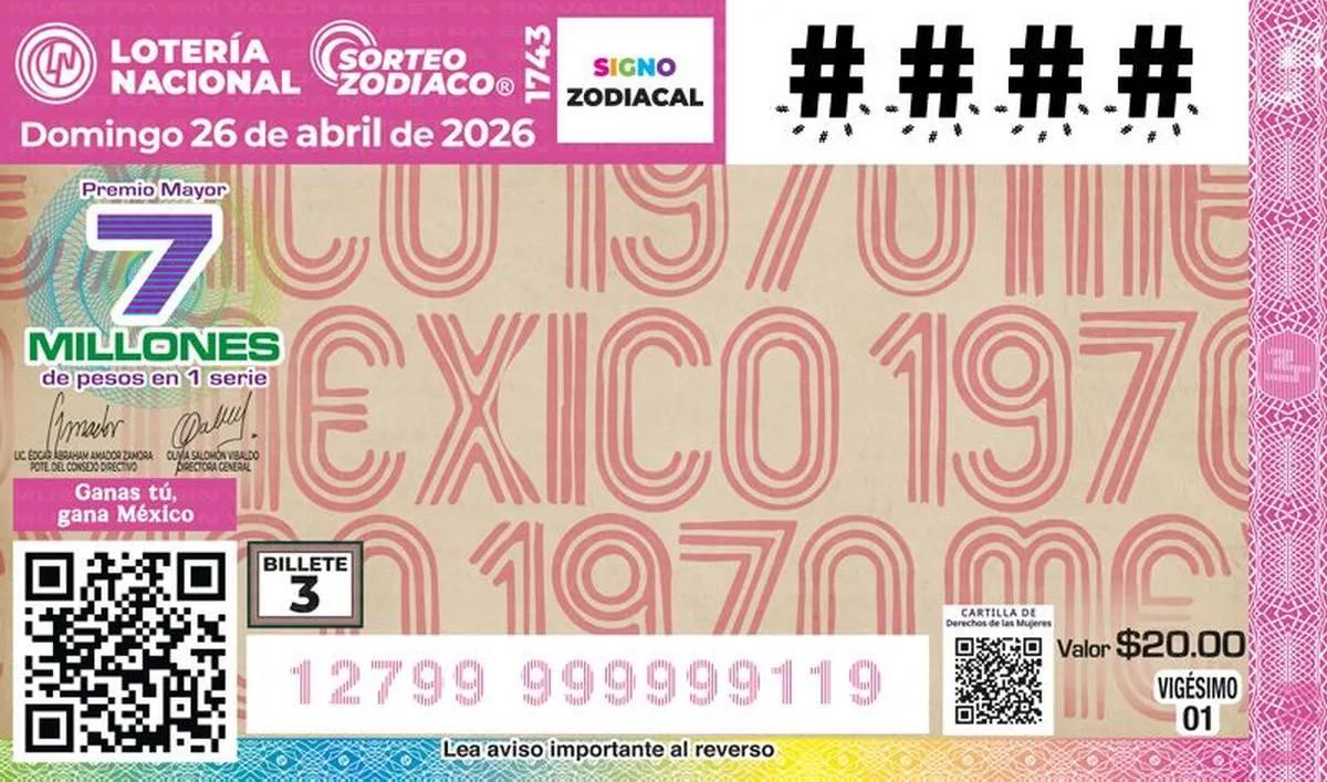 Lotería Nacional y Panini presentan billetes del álbum Retro de Fútbol para Sorteo Zodiaco