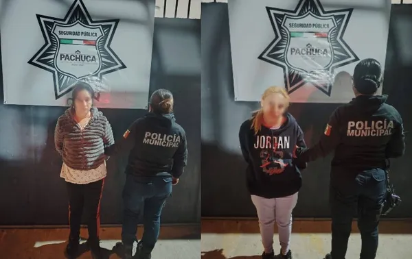 Detienen a dos mujeres por intento de robo en Walmart Pachuca