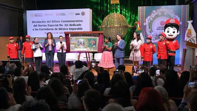 Lotería Nacional presenta billete conmemorativo dedicado a corredoras de México Imparable