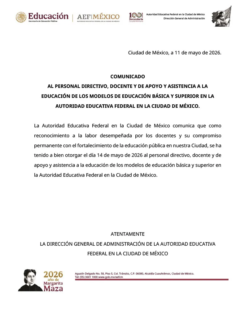 ¿Se vienen más vacaciones? La SEP confirmó otro puente escolar