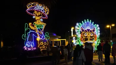 Obra artística Mictlán en Tizayuca