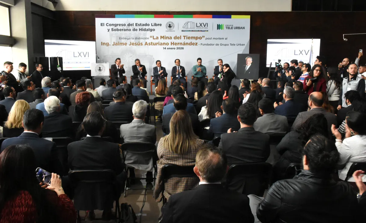 Congreso entrega distinción “La Mina del Tiempo” a Jaime Jesús Asturiano