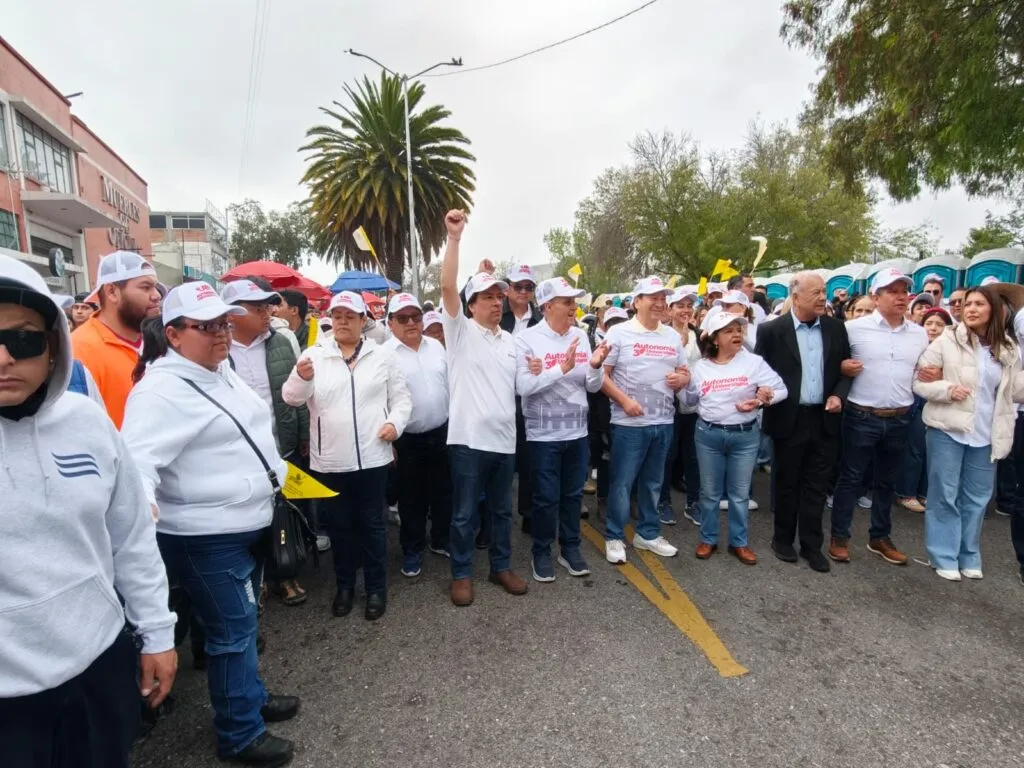 Con Sosa Castelán y el PT al frente, cuestionan la autonomía de la UAEH en pleno mitin