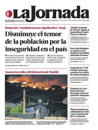 La Jornada | 25 de julio de 2026
