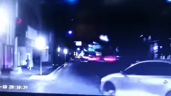 Frenado de emergencia de unidad en Pachuca