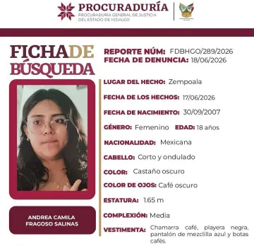 Ficha de Búsqueda Andrea Camila