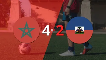 Mundial 2026: Haití no pudo con Marruecos y cayó por 4 a 2