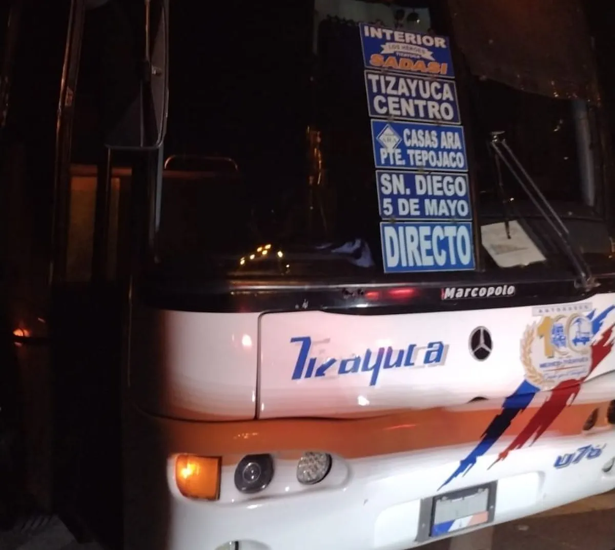Chofer de autobús atropella a pasajero en la México-Pachuca