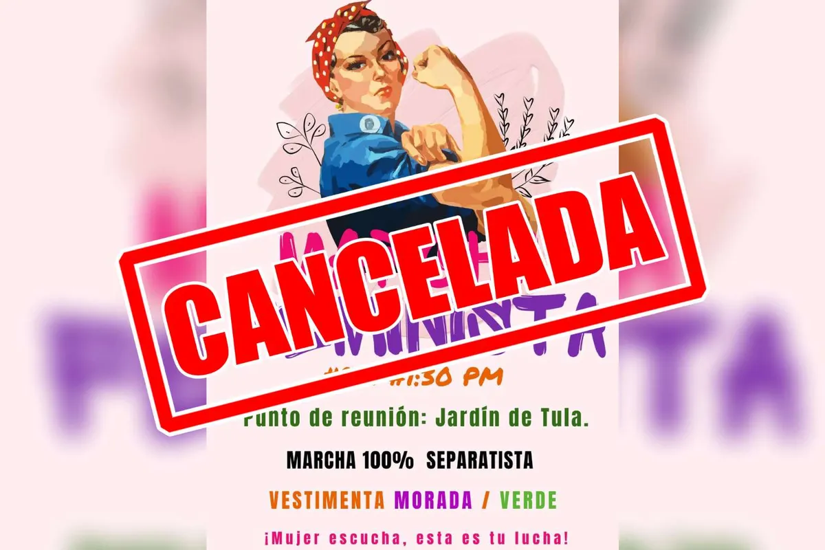 Cancelan marcha del #8M en Tula