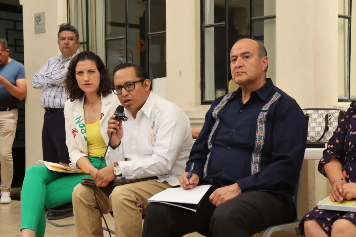 Titular de SEPH interviene en manifestación de EMEH