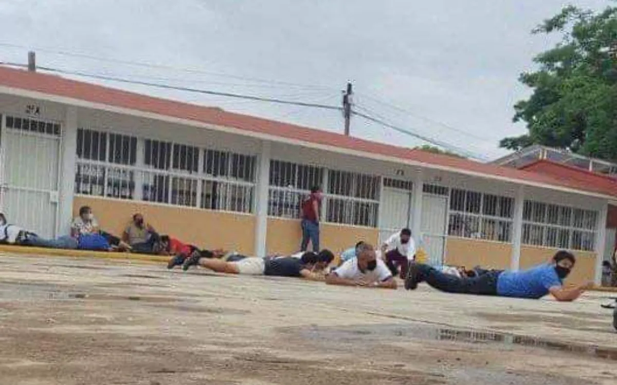 Grupo armado roba boletas en Progreso, Oaxaca